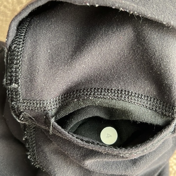 Lululemon Black Mesh Tight Paneled Leggings - Picture 8 of 8